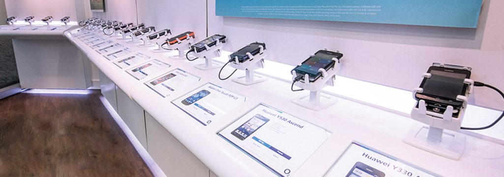 teléfonos en tienda